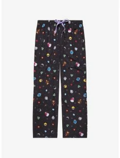 Outlet 👏 Boxlunch Disney Villains Chibi Portraits Allover Print Sleep Pants 🎁