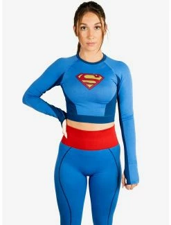 Top 10 🔥 Boxlunch DC Comics Supergirl Athletic Leggings And Long Sleeve Top Set 💯 -Boxlunch Shop unnamed file 9