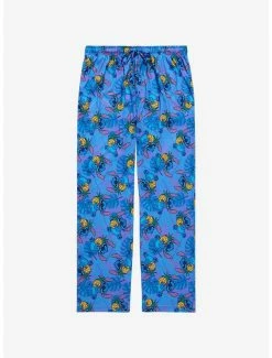 New ⭐ Disney Lilo & Stitch Stitch & Pineapples Tropical Sleep Pants - BoxLunch Exclusive 🔔